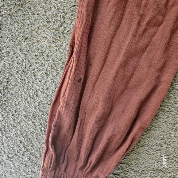 Electric Feathers drawstring lants rust M/L - Picture 9 of 11